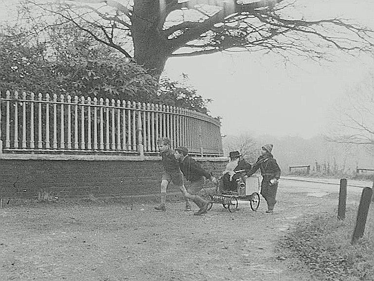 Heathside at the junction with East Heath Road, London NW3 Circa 1956