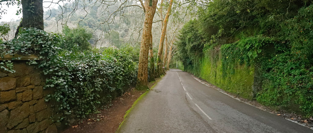 Estrada da Pena, Sintra near Lisbon, Portugal.