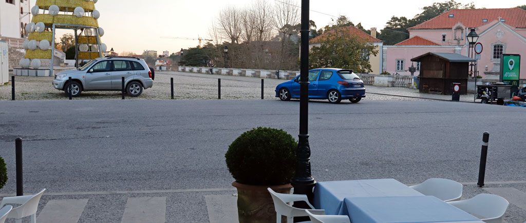 Hotel Central in Praça República, Sintra near Lisbon.