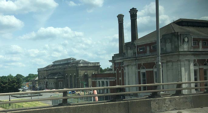 Kempton Waterworks off Snakey Lane, Hanworth in Middlesex