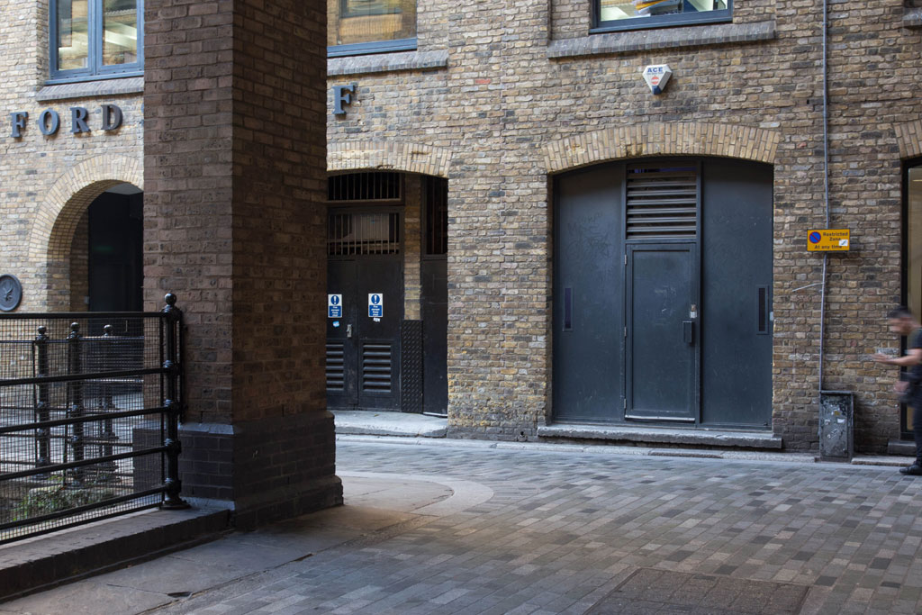 Looking towards what is now Pickfords Road, London SE1