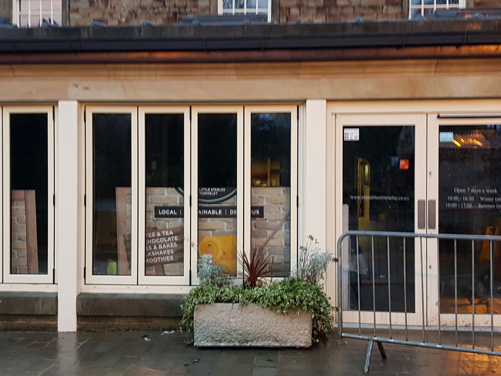 The 'Stables Café' on Todmorden Road at Townley Park in Burnley