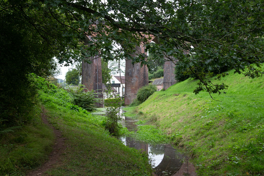 Oldbury Viaduct near Daniel's Mill between Bridgnorth and Eardington in Shropshire.