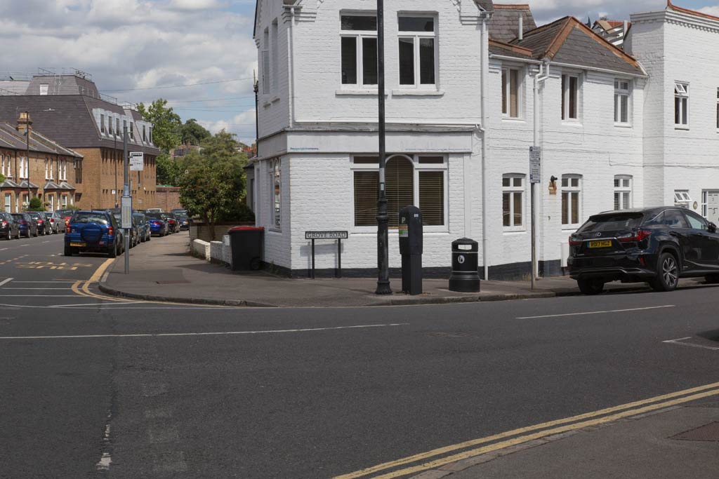 The corner of Grove Road and Frances Road in Windsor, Berkshire