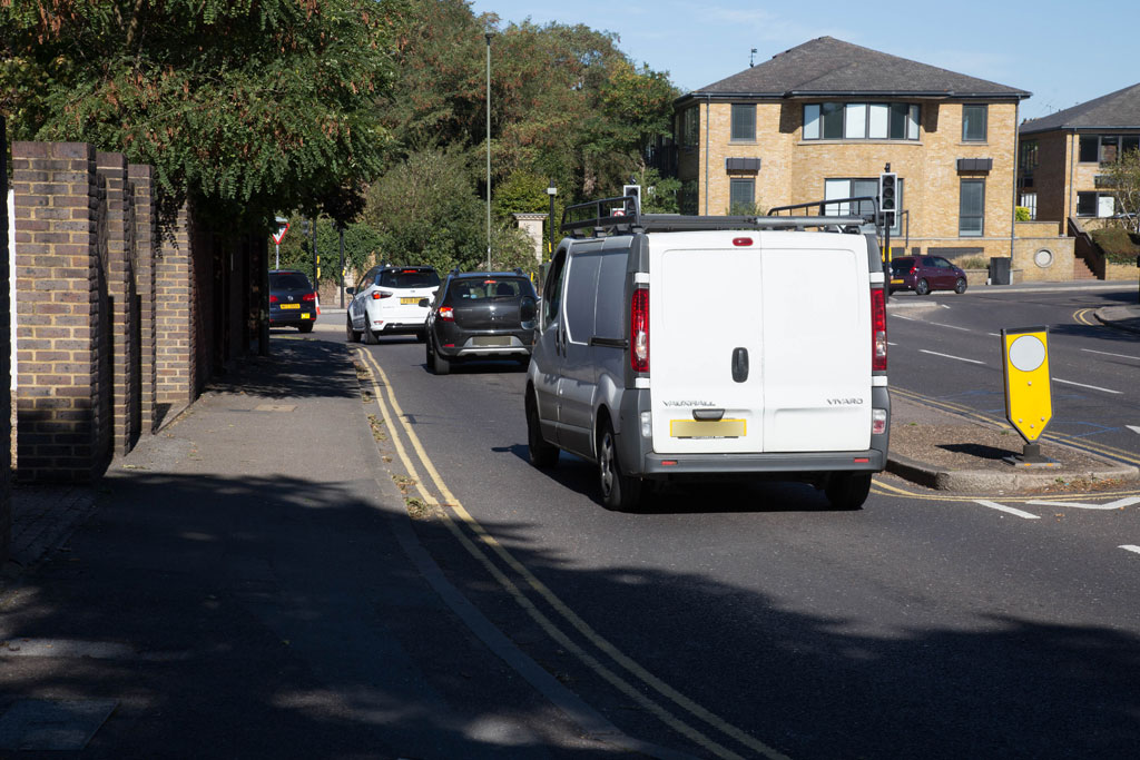 Oatlands Drive, Walton-on-Thames looking towards Bridge Street