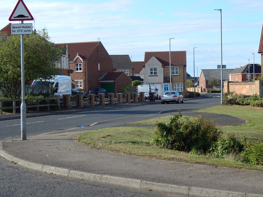 Dene House Road looking towards what would have been Vane Tempest Colliery in the background.
