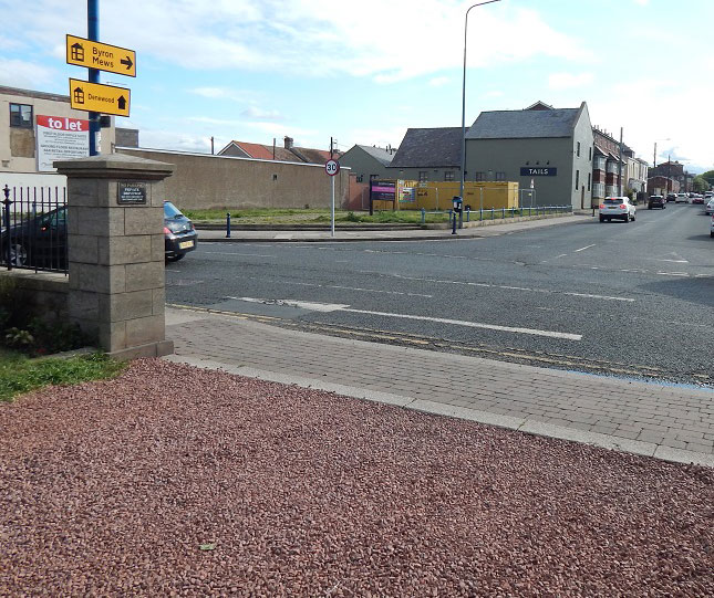 Looking along Tempest Road from North Terrace, Seaham