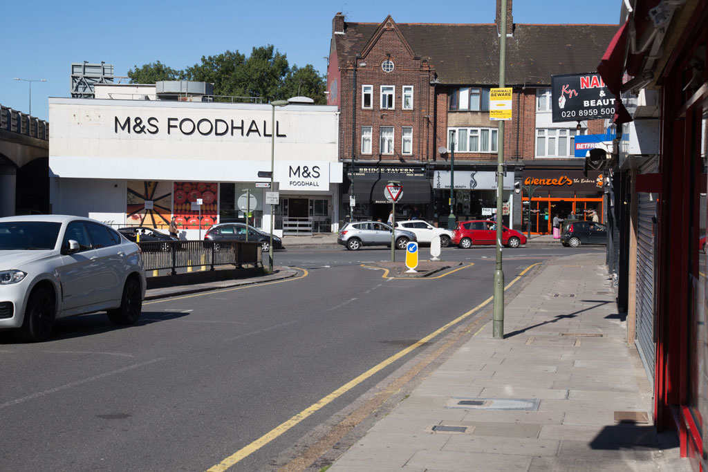 Station Road in Mill Hill, London NW7.