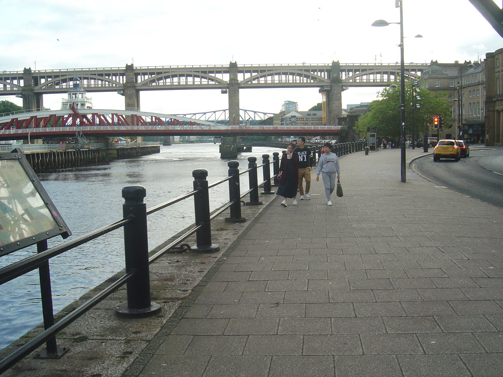 Quayside in Newcastle upon Tyne NE1.