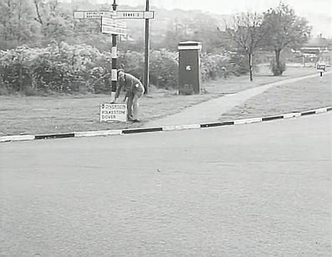 Farnborough Way at the junction with Shire Lane Circa 1954