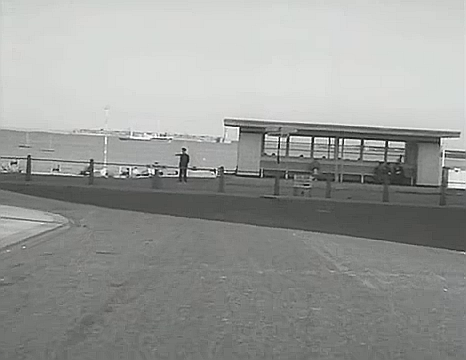 Waterloo Crescent on the Dover sea front circa 1954.