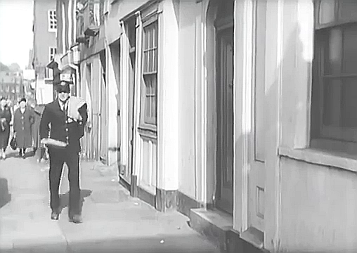 acing east along Ivor Place from the corner of Boston Place, London NW1 Circa 1962