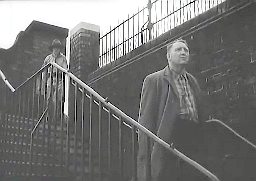 The stairs down from Rossmore Road to the corner of Boston Place/Taunton Place, London NW1 Circa 1962
