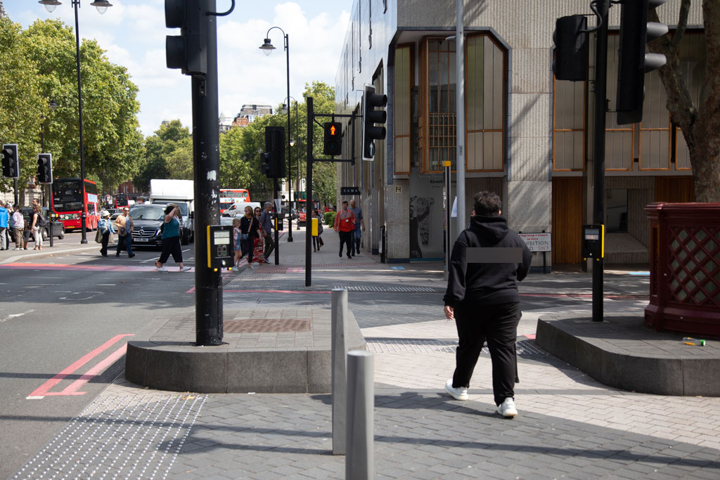 Looking east along Cromwell Gardens with Exhibition Road
