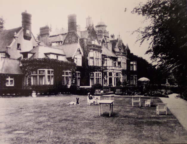Old Quarry Hall and garden.