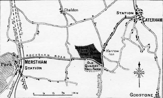 Map showing location.