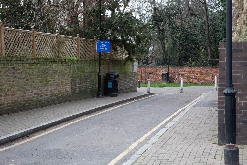Duchess of Bedford's Walk looking into Holland Walk, London W8
