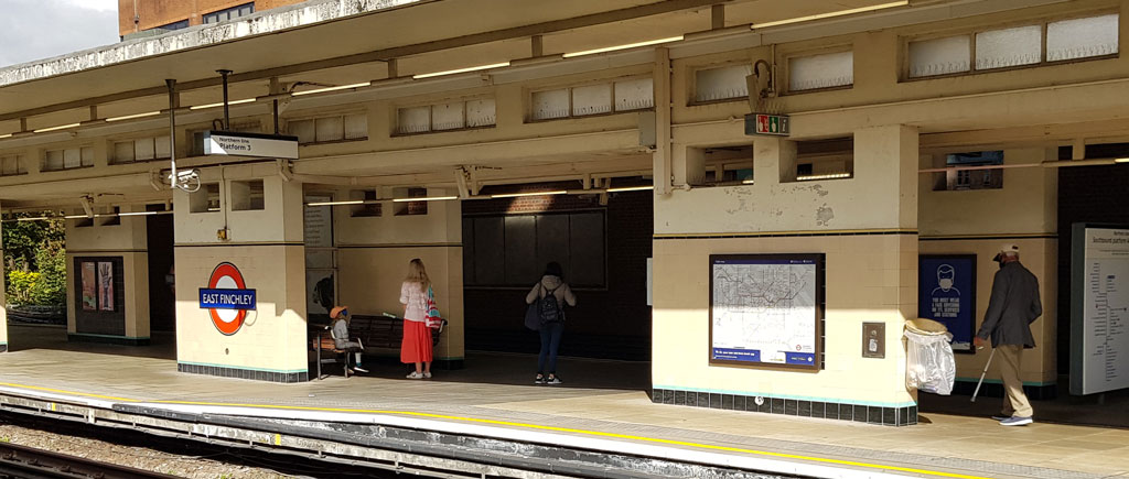 East Finchley station in London N2.