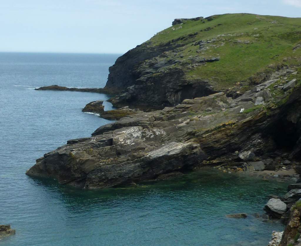 The view of a cove at Timtagel.