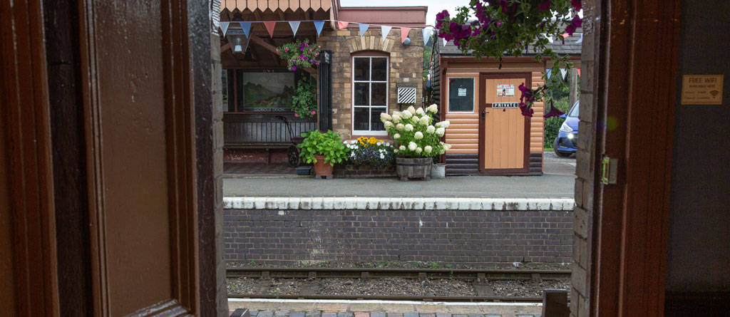 Hampton Loade station on the Severn Valley Railway in Shropshire.
