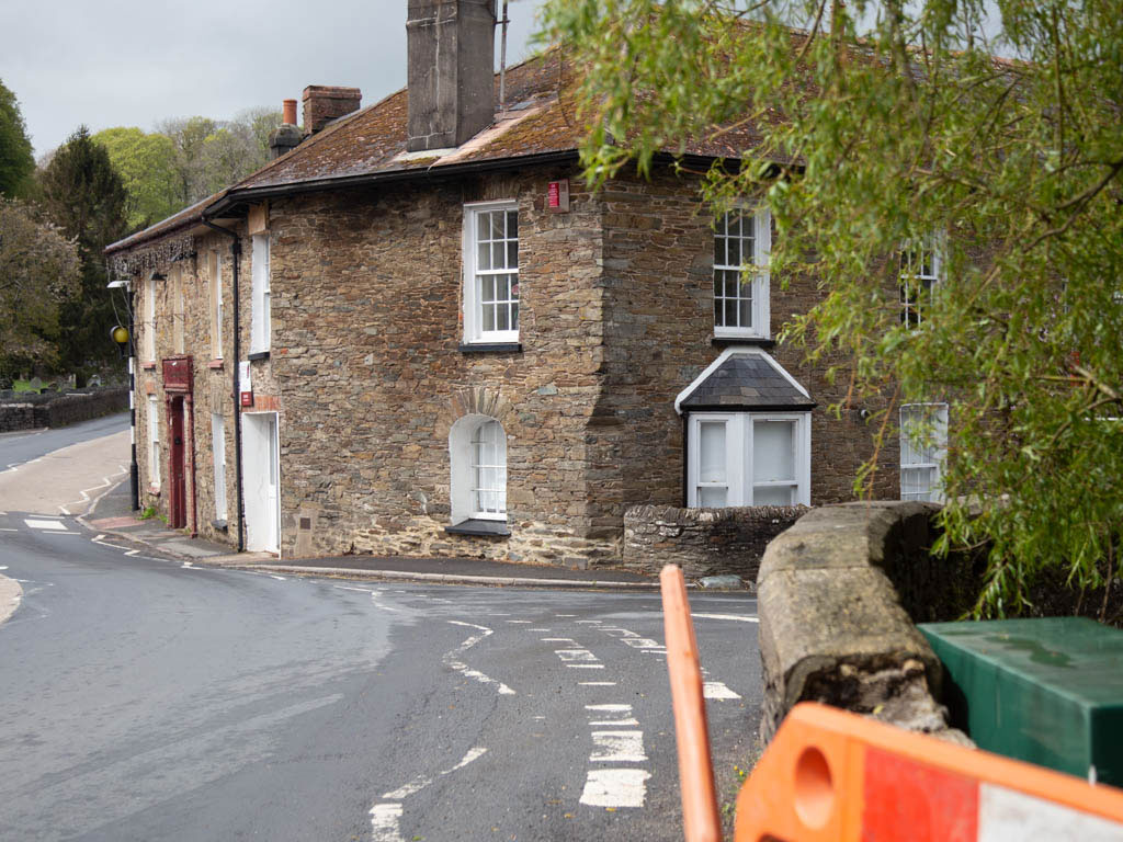 The corner of Old Road in Harbertonford.