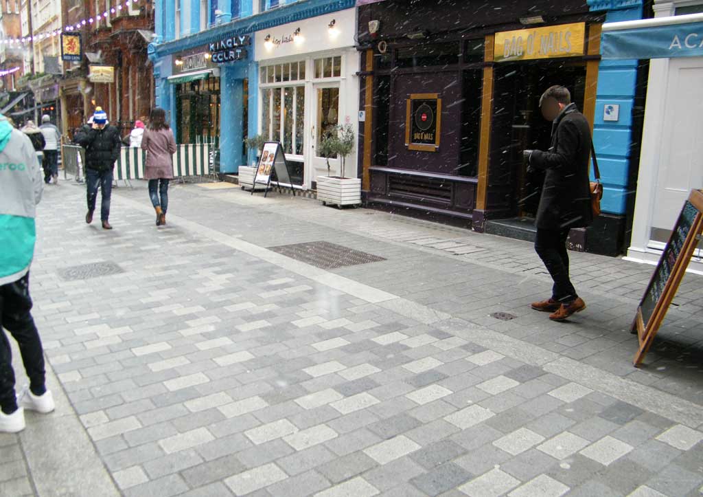 A few shops in Kingly Street, London
