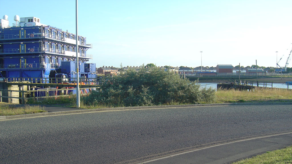 North Side staithe at Blyth Harbour on West Bridge Street.
