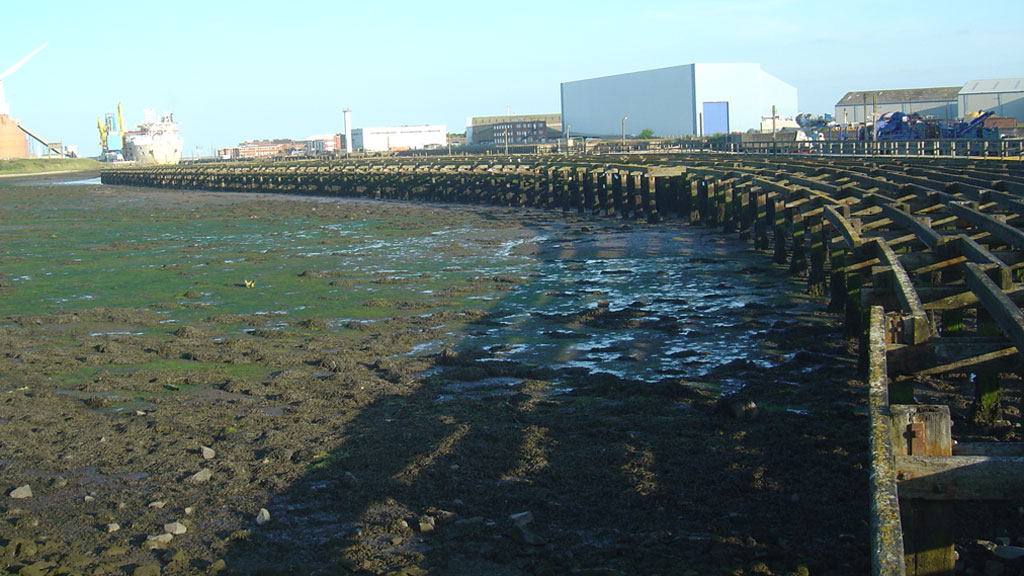 The staithes at Blyth.