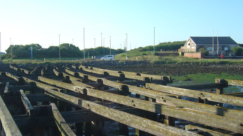 Facing north on North Staithe with Cambois