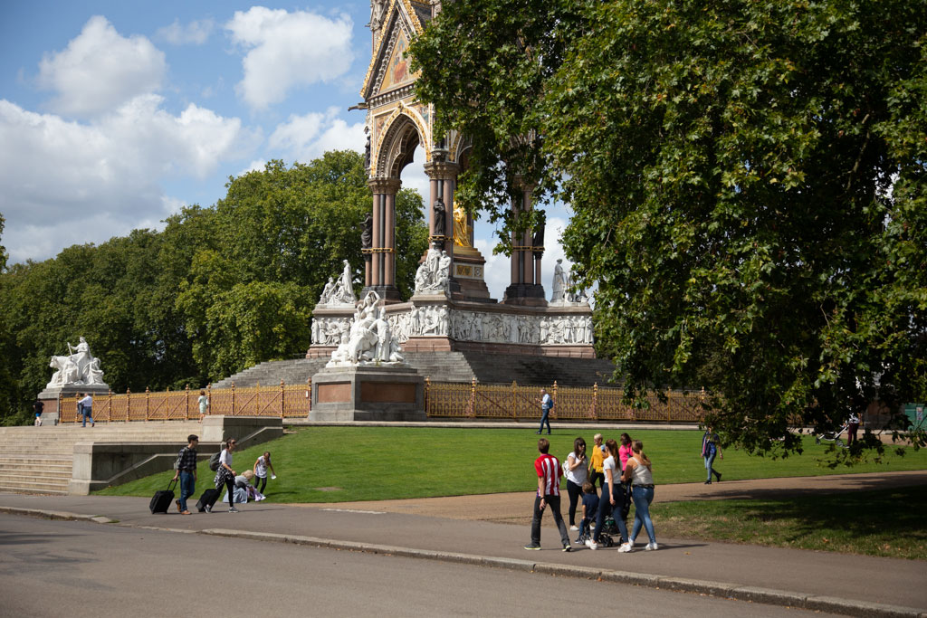 The Albert Memorial in Kensington Gardens, London SW7