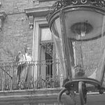 The balcony of Nos 7 and 8 Durham Terrace, London W2 Circa 1959