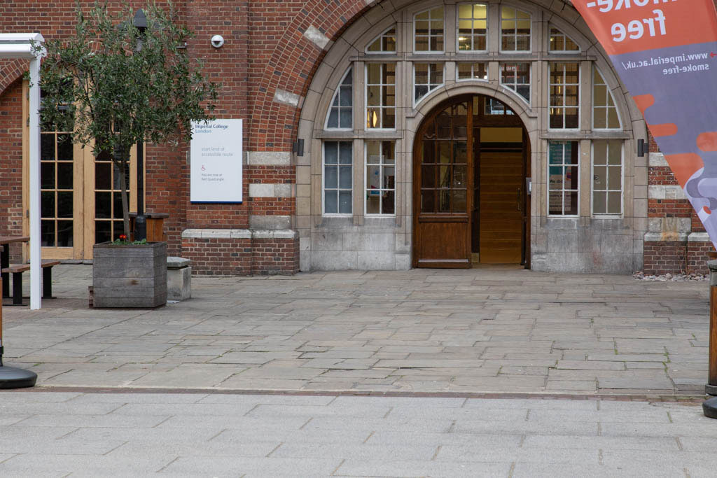 The quadrangle of Beit Hall at Imperial College.