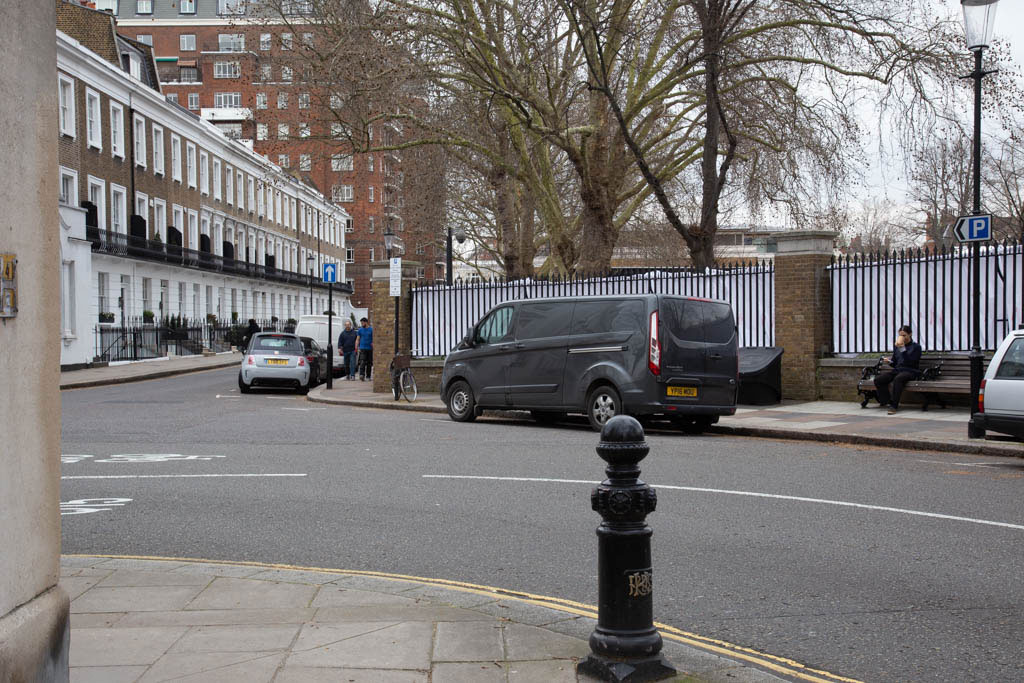 Franklin's Row, London SW3 looking into Cheltenham Terrace.