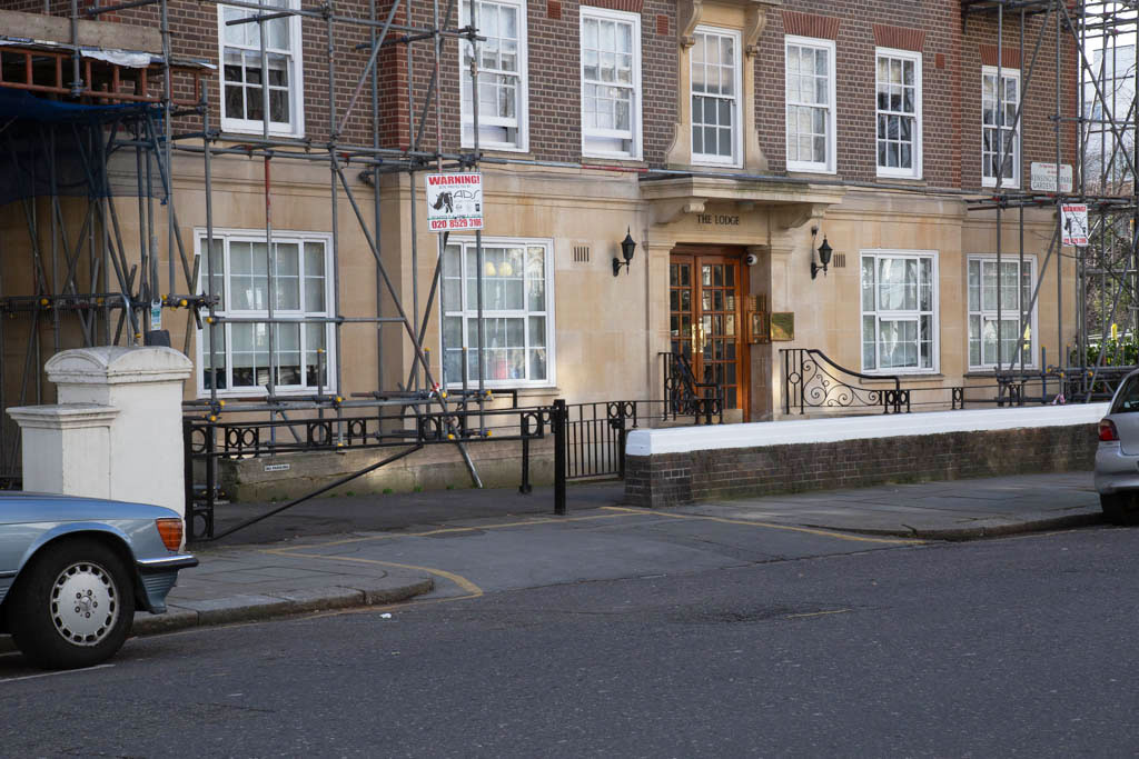 The Lodge" 23 Kensington Park Gardens, London W11.