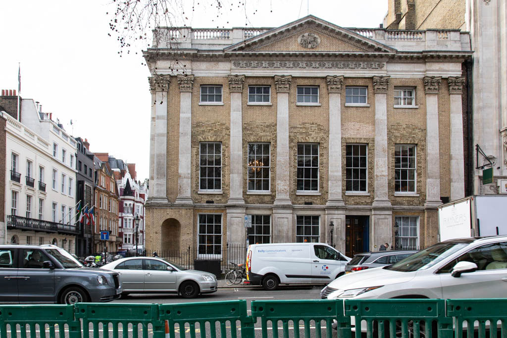 Brooks's Club. St. James's Street with Park Place