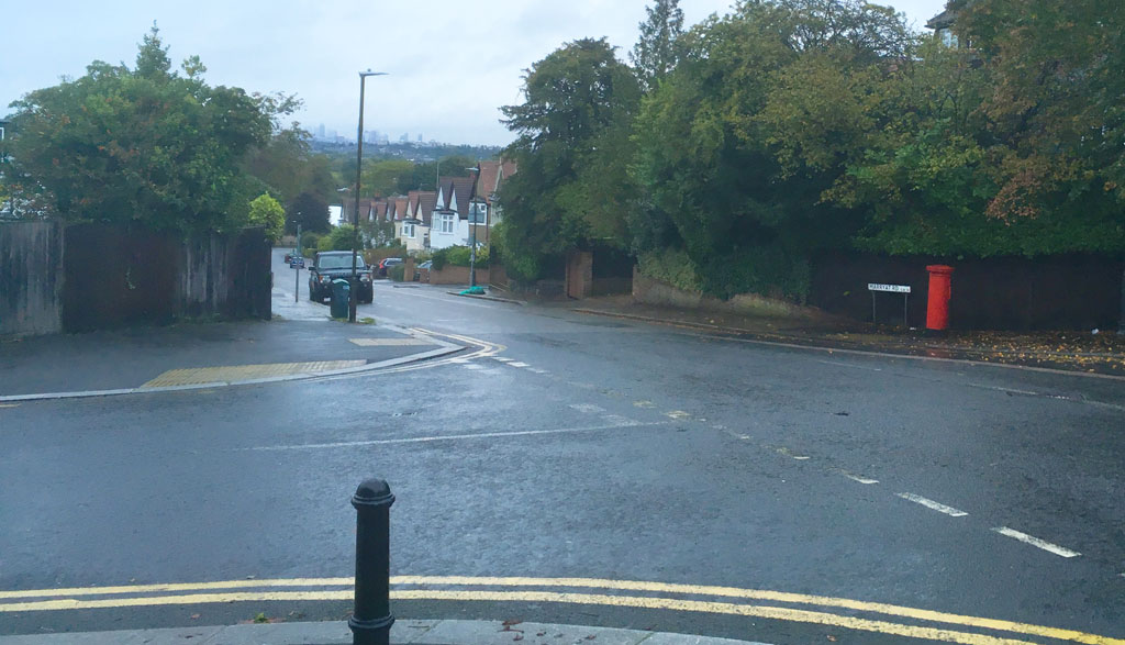 Marryat Road and Burghley Road in Wimbledon.