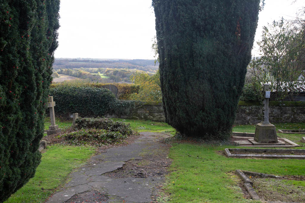 St. Mary's churchyard, Goudhurst, Kent.