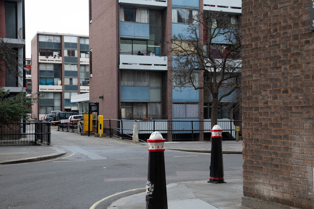 Fann Street from Viscount Street, London EC1