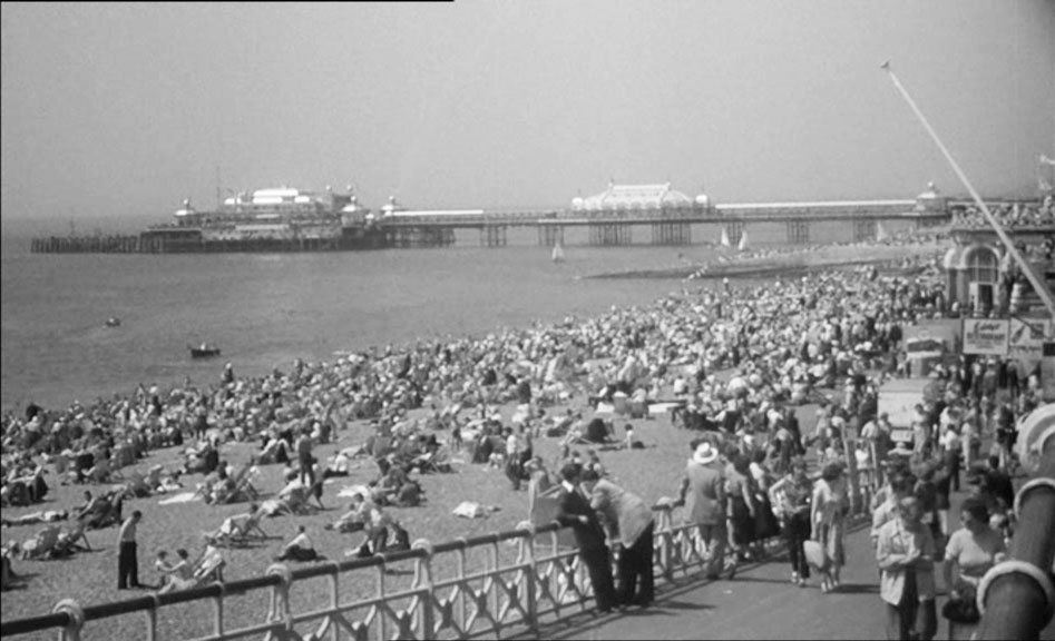Brighton Beach and Pier circa 1961