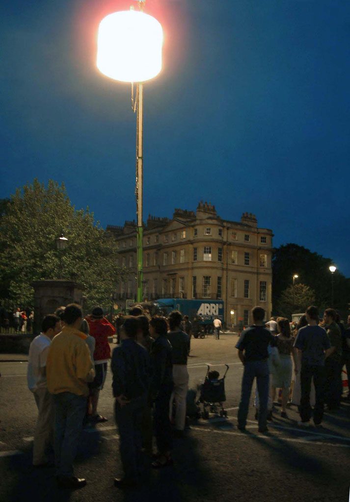 Sydney Place, Bath during the filming of Vanity Fair (2004)