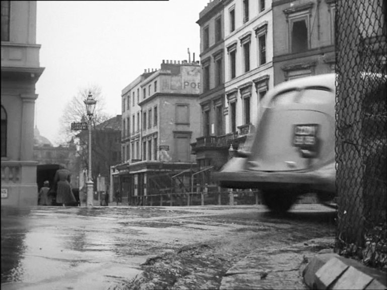 The corner of Leinster Street and Leinster Place, London W2. Circa 1950