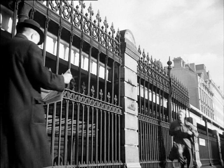 The railings of Paddington Station, Eastbourne Terrace Circa 1950