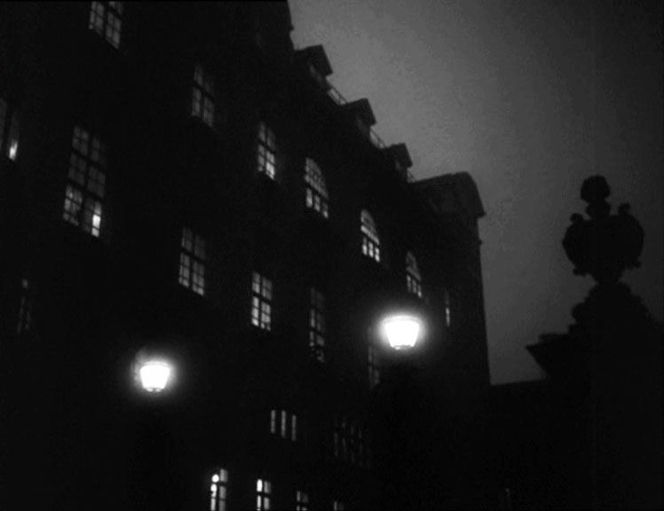 Scotland Yard at night circa 1954