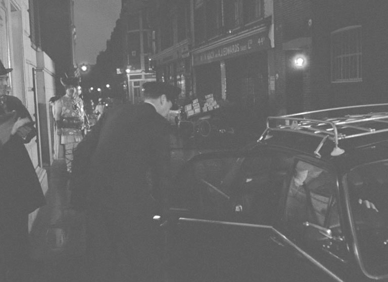 Floral Street, London WC2 looking towards James Street. Circa 1967