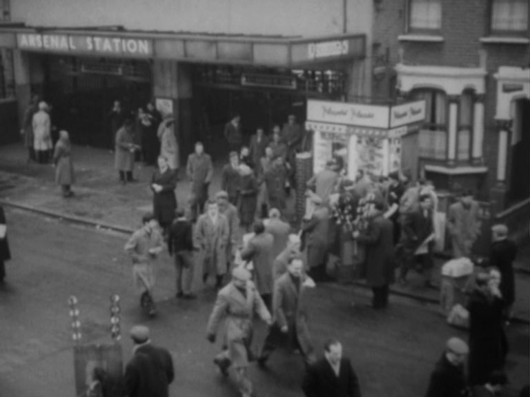 Arsenal Station, Gillespie Road, London N5 circa 1960