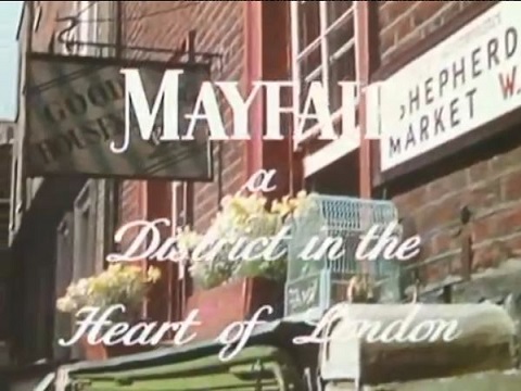 Shepherd Market in W1. Circa 1949
