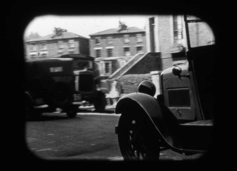 Wrotham Road, London NW1 looking across to the houses that were in Elm Road. Circa 1960