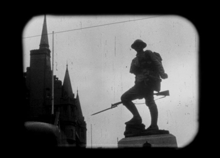 Royal Fusiliers War Memorial on High Holborn. Circa 1960