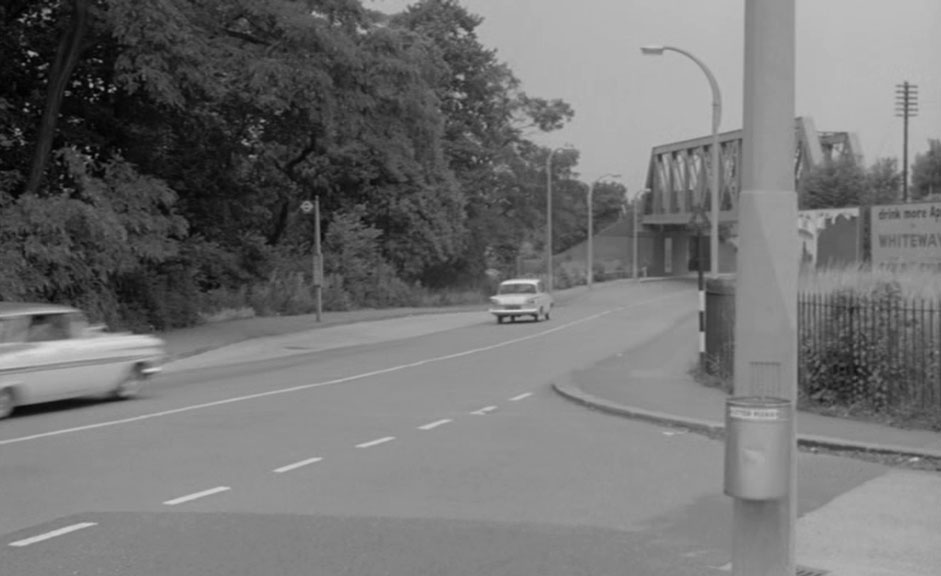 London Road, Morden from the junction with Goodwood Close. Circa 1961