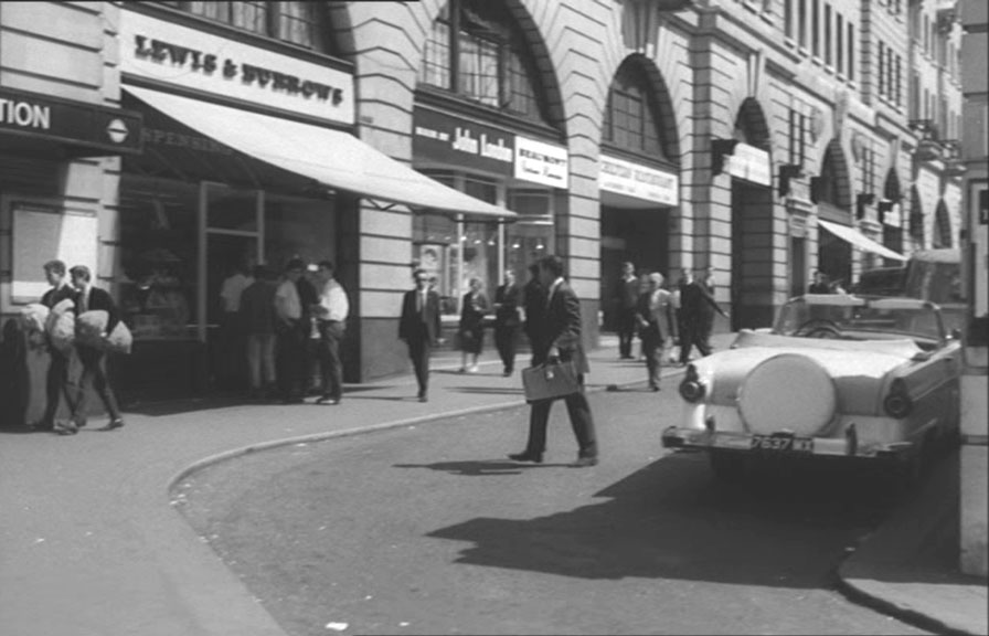Baker Street station forecourt Circa 1964